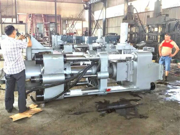 horizontal metal scrap briquette machine for sale