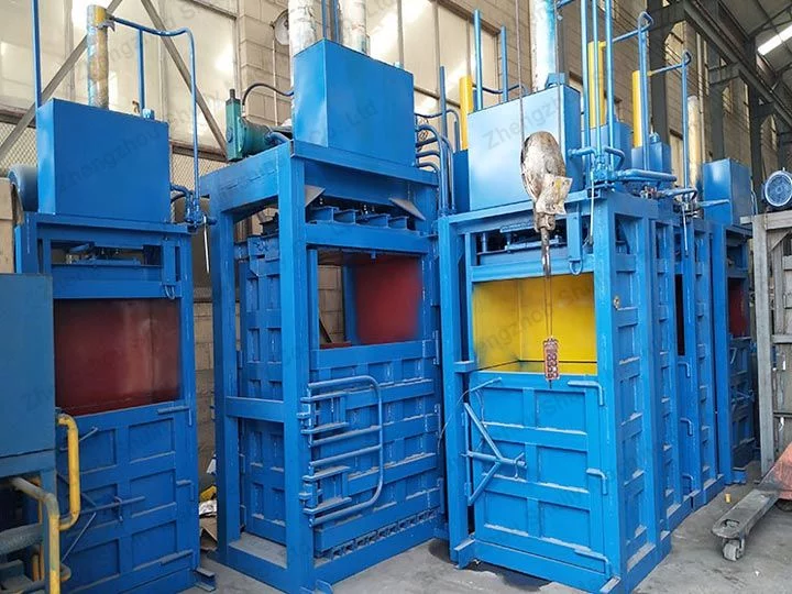 hydraulic clothes baler machine