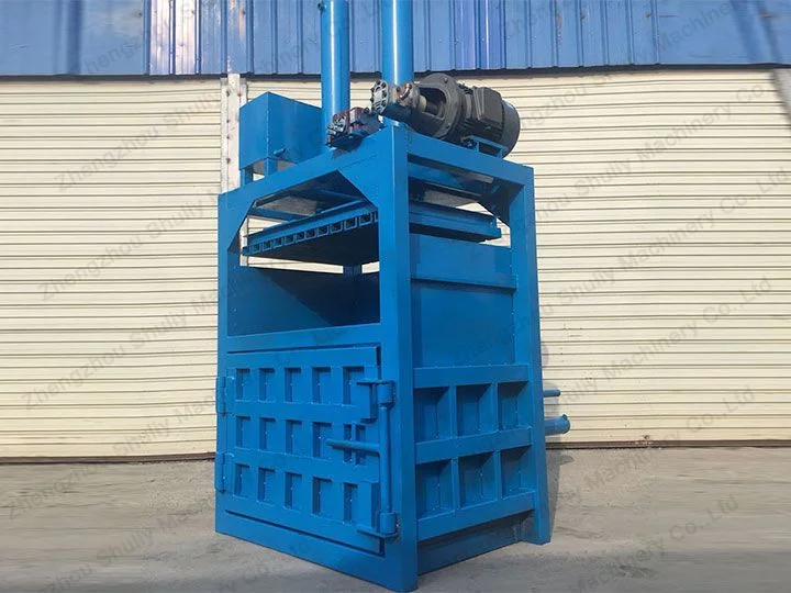 vertical tyre baling machine