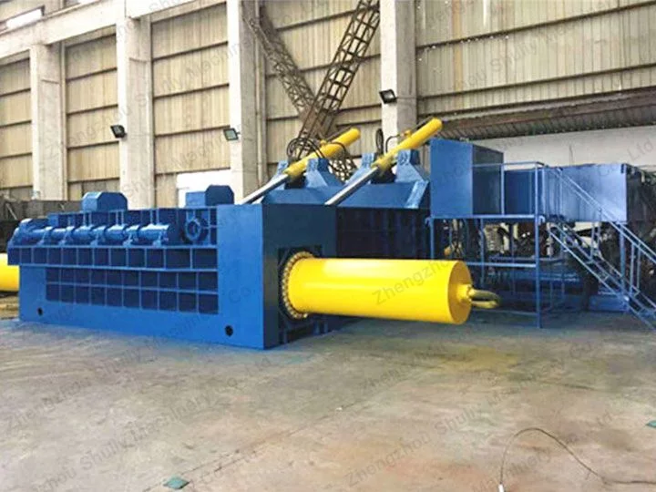 hydraulic metal baler machine