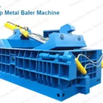 metal scrap baling machine