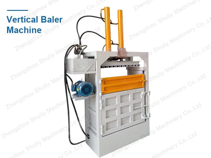 vertical baler machine