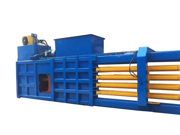 horizontal tire baling machine