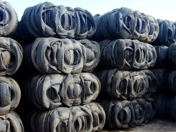 baled tyre