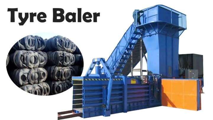 horizontal tyre baling machine for sale