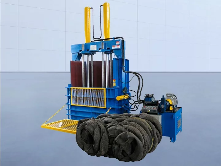 tire baling machine