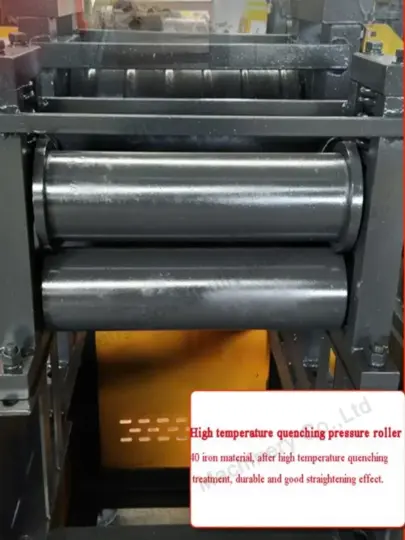 Steel Bar Straightening Machine 10 High temperature quenching pressure roller
