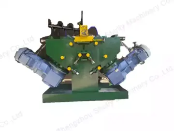 continuous spiral blade forming machine