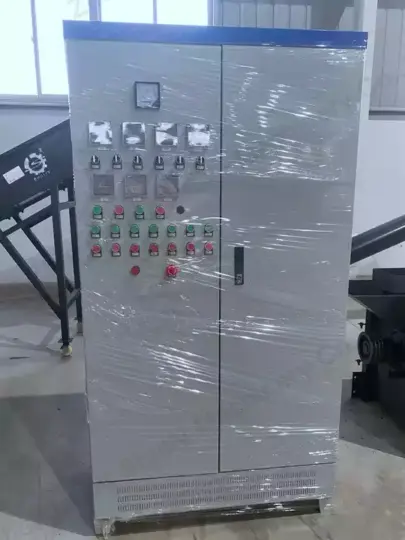PLC control cabinet for plastic granulation line