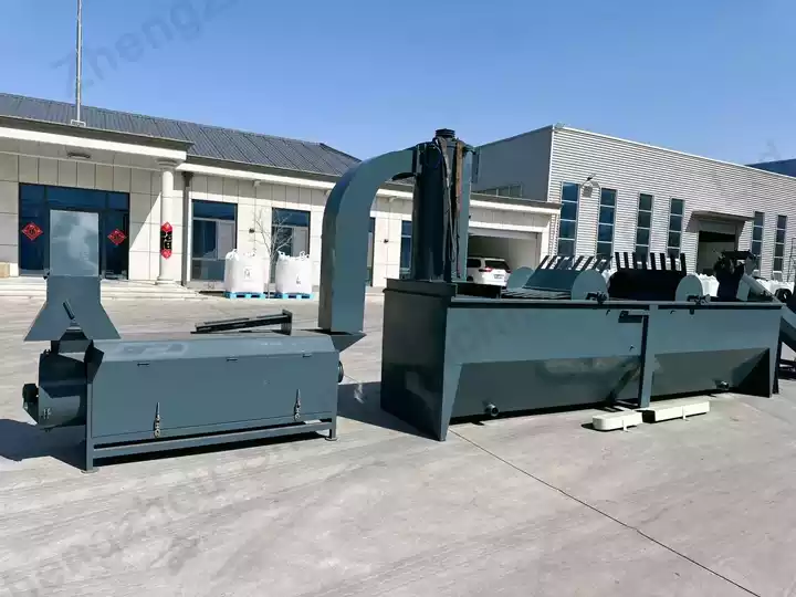 horizontal plastic dewatering machine