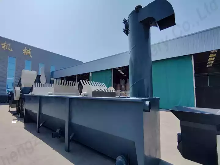 vertical plastic dewatering machine