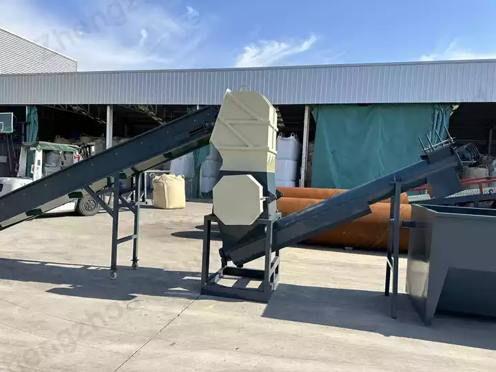waste plastic shredder for recycling line