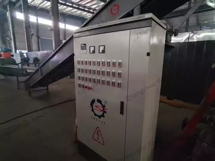 PET Bottle Washing Recycling Line | PET Bottle Flakes Washing Plant 23 Electric Control Cabinet