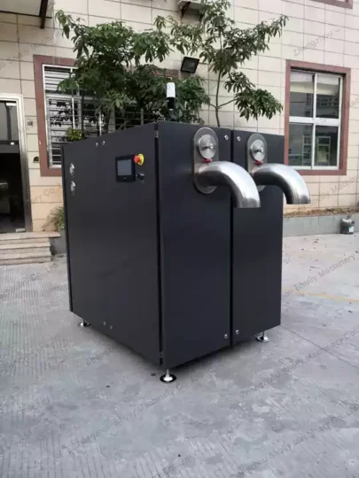 PLC touch screen automatic dry ice pelletizer