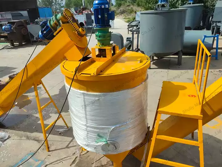 PET Bottle Washing Recycling Line | PET Bottle Flakes Washing Plant 22 Temperature sensor