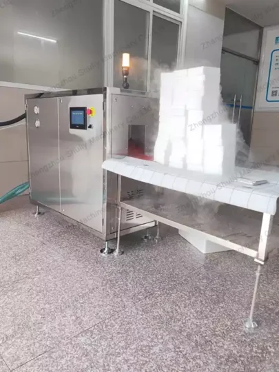 Dry Ice Block Machine | Automatic Dry Ice Briquette Press Machine 10 automatic dry ice block molding production equipment