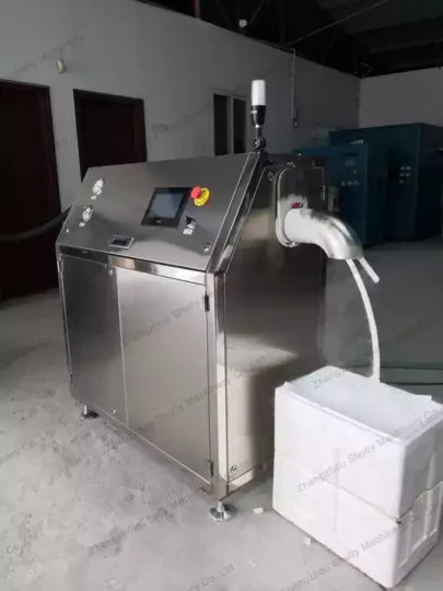 dry ice pelletizer for precision dry ice blasting