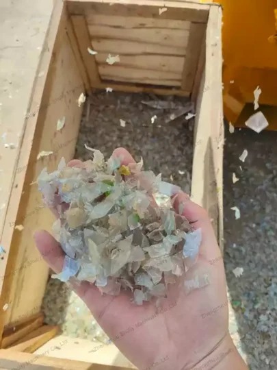 PET Bottle Washing Recycling Line | PET Bottle Flakes Washing Plant 33 finished product
