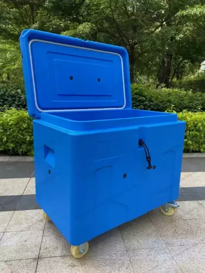 335L rotomolded dry ice storage box
