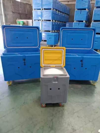 ultra-low temperature dry ice freezer container
