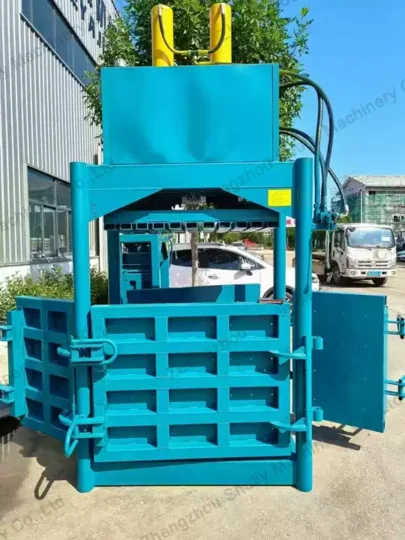 40ton vertical textile waste baling press
