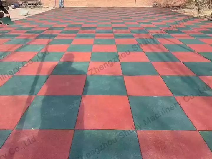 EPDM rubber paver tile