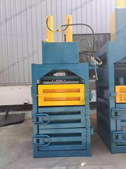 Used clothing baler machine