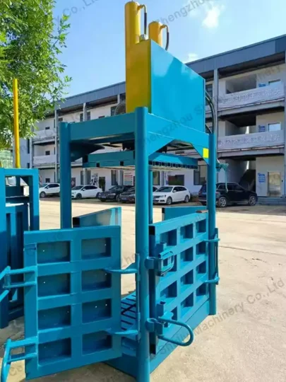 Used garment recycling baler