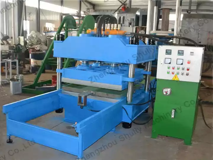 Waste tire rubber floor brick manufacturing machine