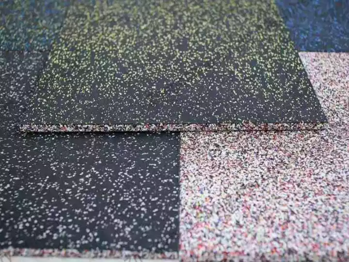 How to Recycle Waste Tires into Rubber Flooring? 2 Waste tire rubber floor brick