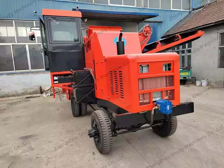 Wheel‑type salt harvester with crusher 150th output