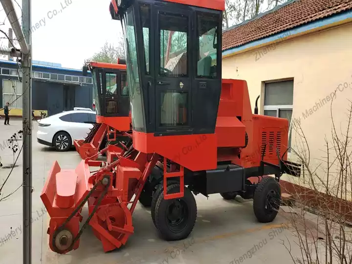 How Is Sea Salt Harvested from Salt Ponds? 9 Wheel‑type salt harvester with salt crust crusher