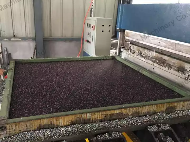 rubber pavers making machine
