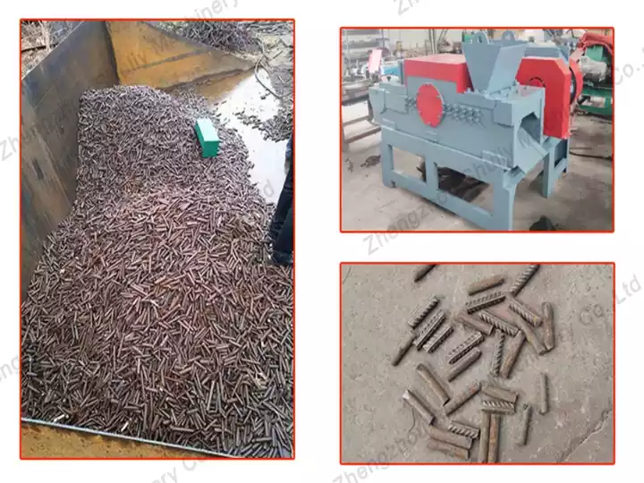 Scrap Rebar Granulator: Heavy-Duty Steel Bar Cropping Machine for Recycling 2 Granulation Results