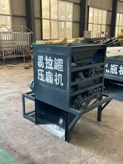 Hydraulic can crusher machine