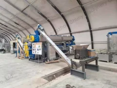 Industrial fish meal production system