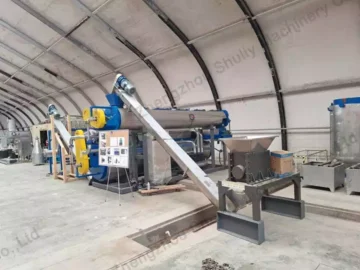 Industrial fish meal production system