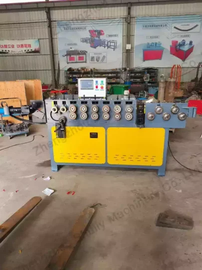 Rebar Circle Making Machine | CNC Automatic Rebar Rounding Machine 22 PLC controlled spiral rebar forming machine